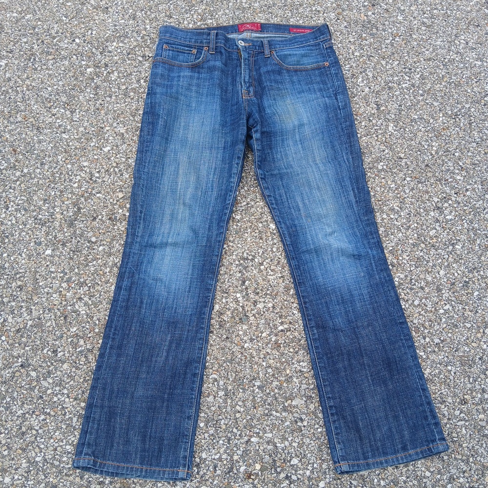 Lucky Brand 221 Original Boot Jeans Mens 33x32 Blue Medium Wash Denim Pants
